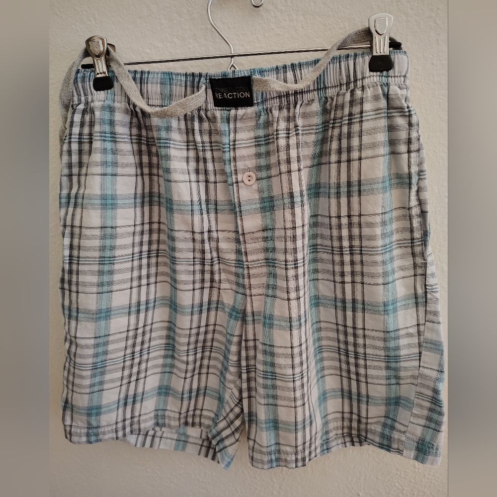Keneth Cole Men’s boxer pajamas front side pockets elastic waist M